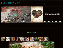 Tablet Screenshot of elemental40.com